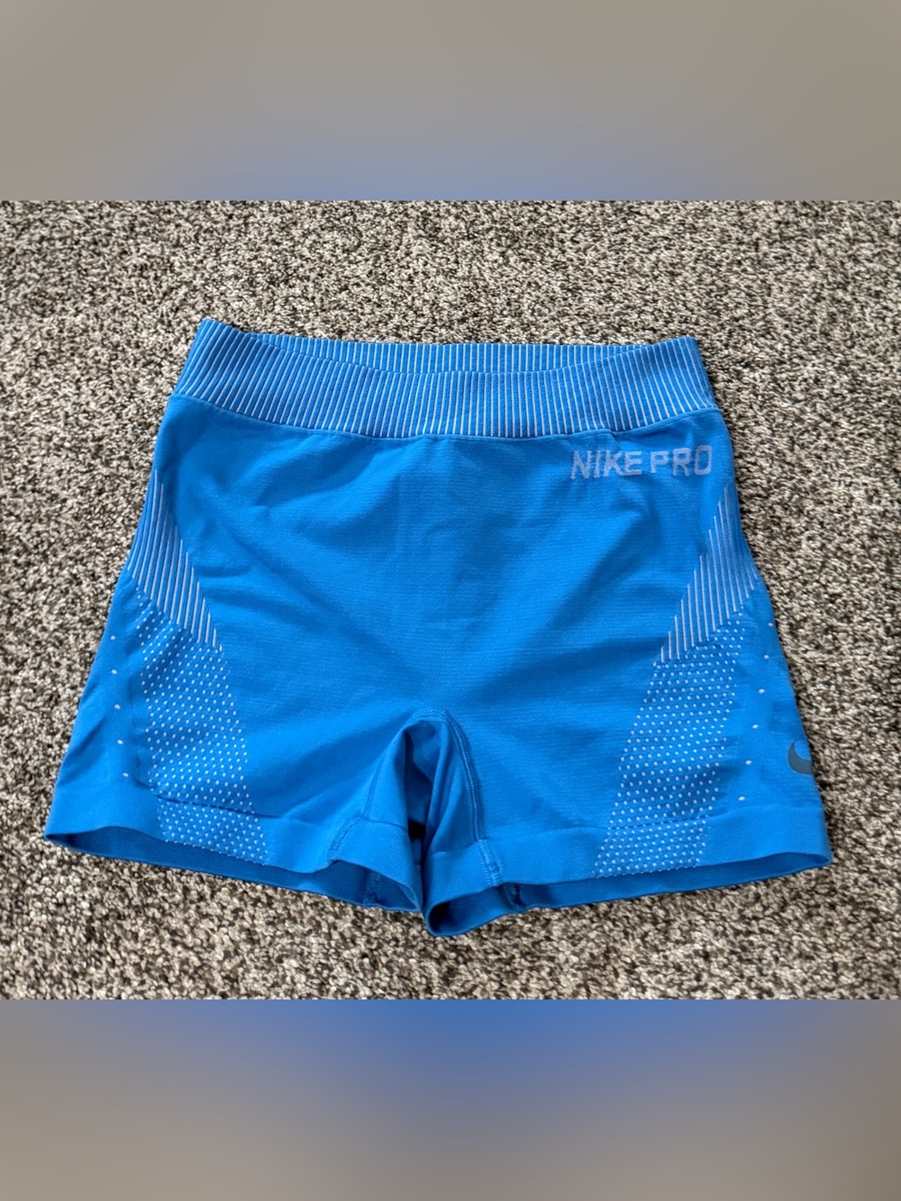 Nike Pro Blue Women's Compression Shorts